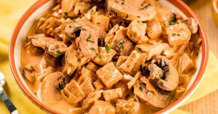 Strogonoff de Frango Vegetal