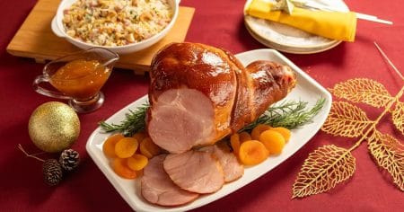 Tender com Geleia de Damasco e Arroz Crocante