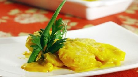 Batatas ao Molho de Curry