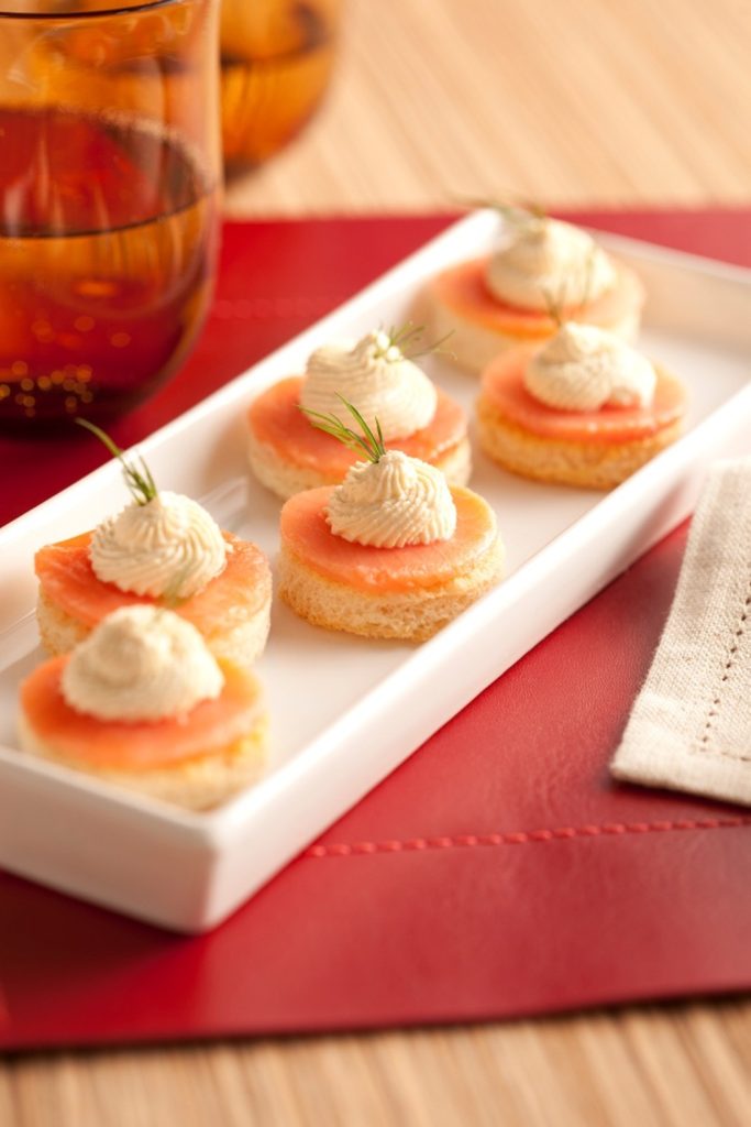 Canapé de Salmão