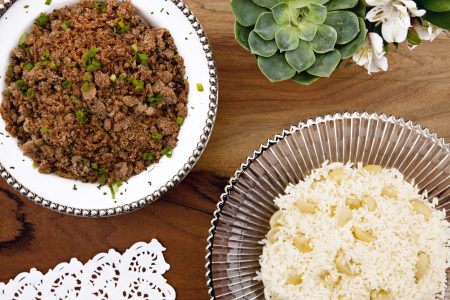 Farofa de Castanhas Portuguesas e Cebolas Caramelizadas