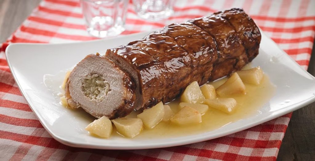 Lombo com Gorgonzola e Pera