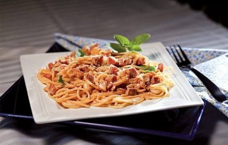 Macarrão cremoso