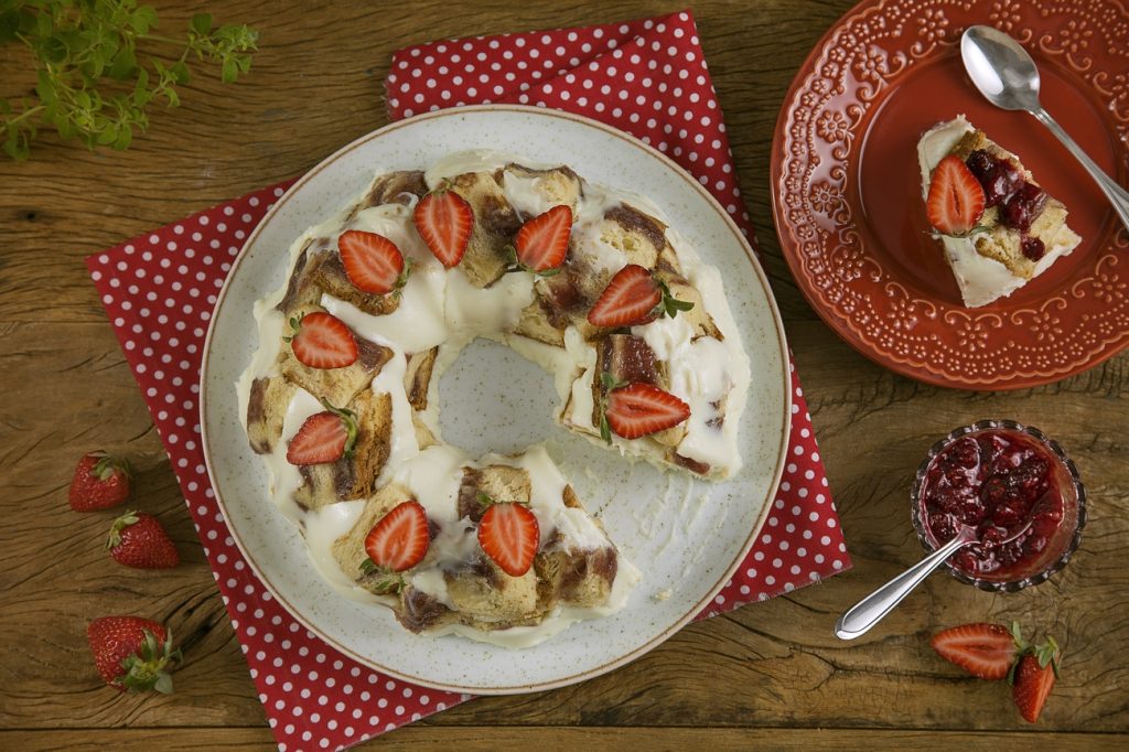 Manjar com Panettone