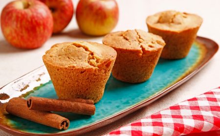 Muffins de Maçã com Canela