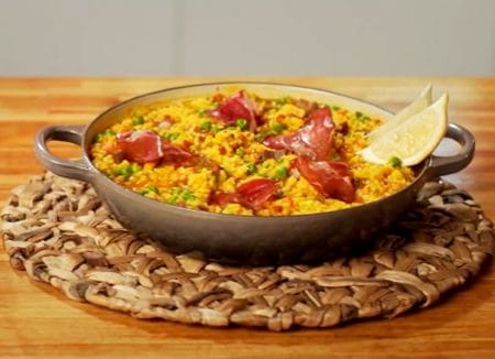 Paella de copa lombo