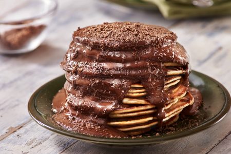Panqueca Americana com Chocolate