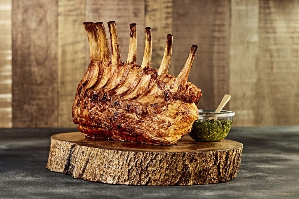 Prime Rib Suíno com Chimichurri