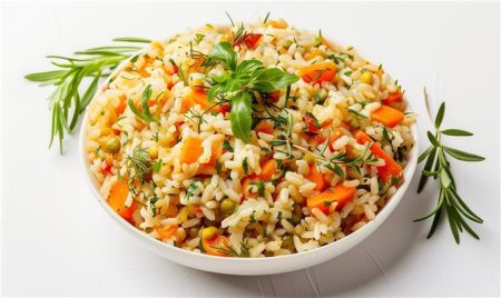 Receita de Arroz com Legumes