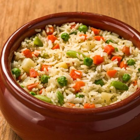 Receita de Arroz de legumes