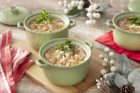 Receita de Arroz Integral com Amêndoas
