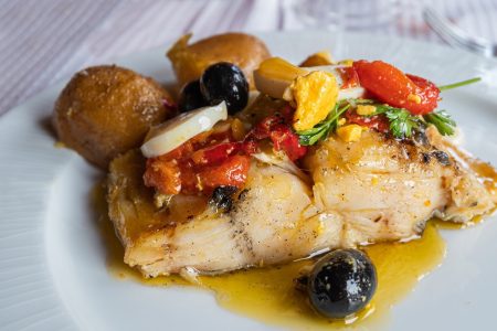 Receita de Bacalhau de Natal e Legumes