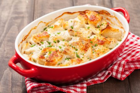 Receita de Bacalhau Gratinado