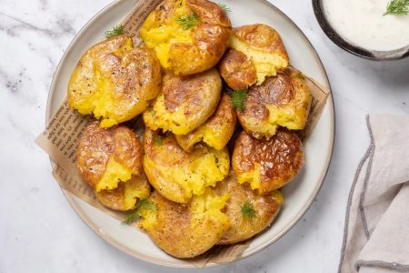 Receita de Batatinhas ao Murro