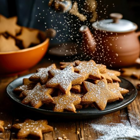Receita de Biscoito Natalino de Leite Moça e Canela