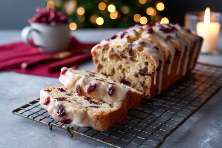 Receita de Bolo de Natal com Frutas Cristalizadas e Glacê