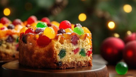 Receita de Bolo de Natal com Frutas Cristalizadas