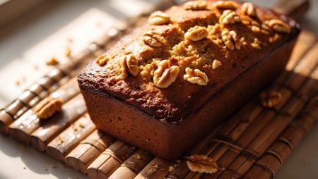 Receita de Bolo de Nozes com Uvas-Passas