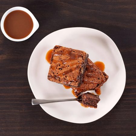 Receita de Brownie com Calda de Caramelo de Whisky