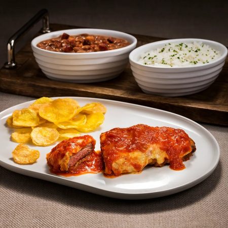 Receita de Contrafilé à Parmegiana Caprichado