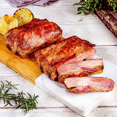 Receita de Costelinha Suína Regada na Cachaça e na Maçã