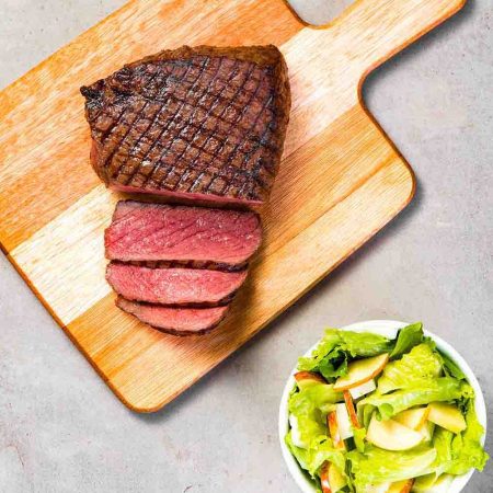 Receita de Coxão Mole Wagyu na brasa com salada de maçã