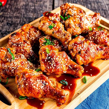 Receita de Coxinhas Glaceadas ao Estilo Coreano