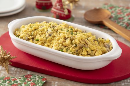 Receita de Farofa Vegana de Legumes