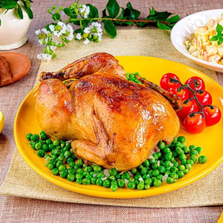 Receita de Frango Assado com Ervas Finais e Maionese Especial