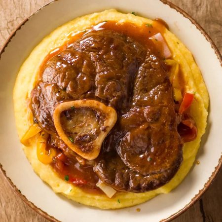 Receita de Ossobuco assado em Molho de Pimentão e Tomate