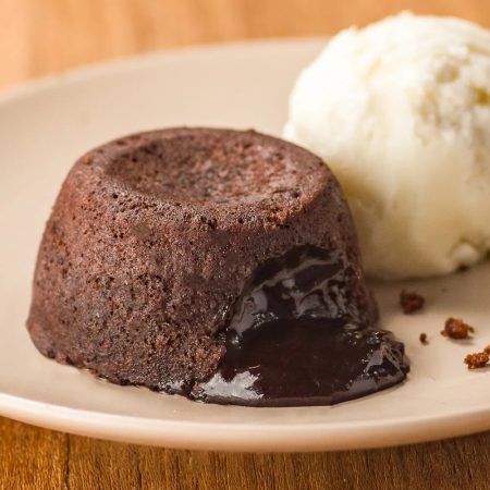 Receita de Petit Gateau com Sorvete de Creme