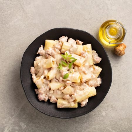 Receita de Rigatoni al ragu bianco