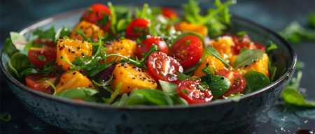 Receita de Salada Natalina com Molho
