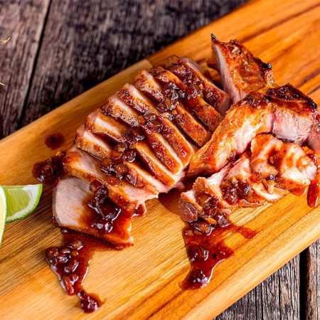 Receita de T-Bone Suíno no Molho Havaiano