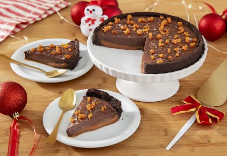 Receita de Torta de Chocolate com Caramelo Salgado