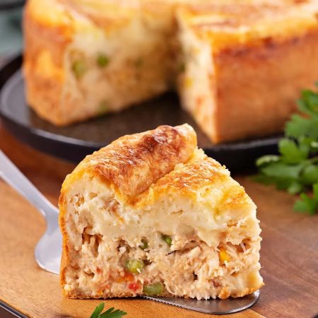 Receita de Torta de Frango Cremosa