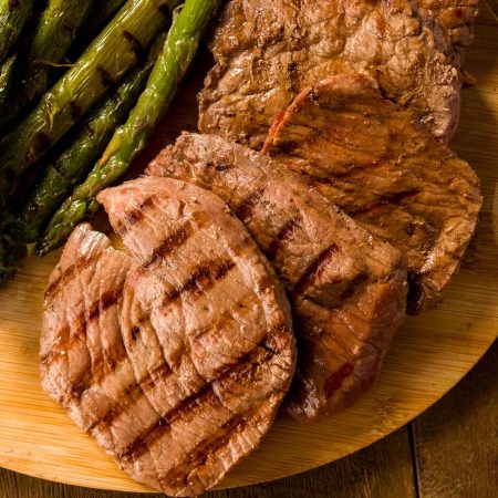 Receitas de Coxão Mole na Brasa com Aspargos
