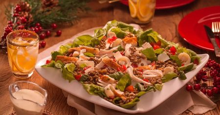 Salada de Lentilha e Chester
