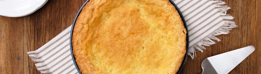 Bolo de mandioca gelado