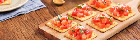 Bruschetta Cracker prática