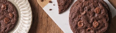 Cookies simples de chocolate