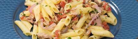 Macarrão com atum simples
