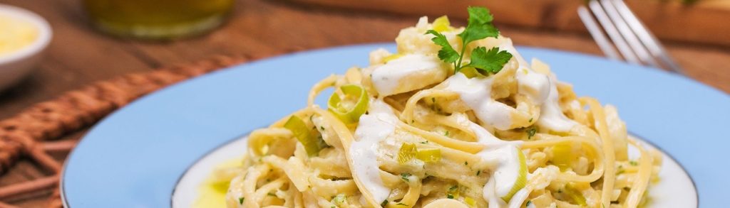 Macarrão com palmito