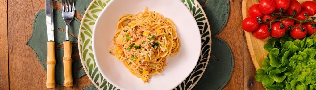 Macarrão Orgânico com Frango
