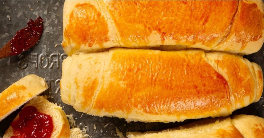 Pão caseiro com semolina
