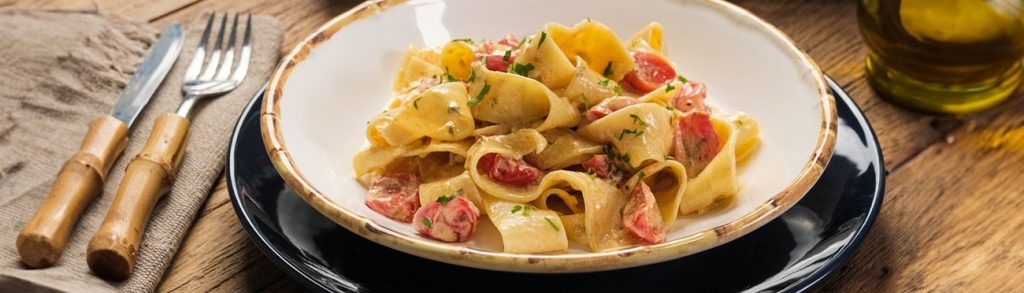 Pappardelle ao Alho e Tomate