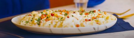 Penne ao Molho de Queijo e Bacon