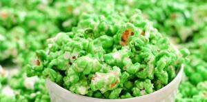 Como Fazer Pipoca Verde e Amarela, Pipoca Colorida