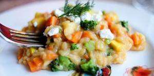 Risoto Vegetariano com Legumes