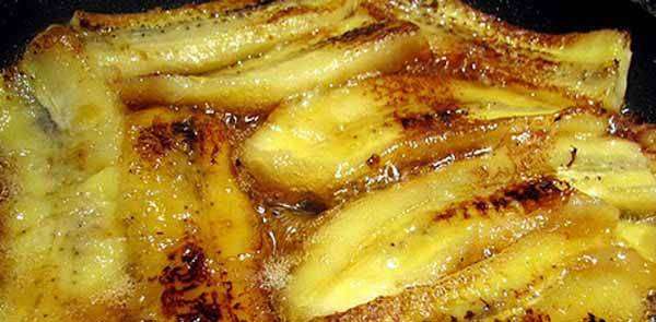 Banana Frita com Leite Condensado